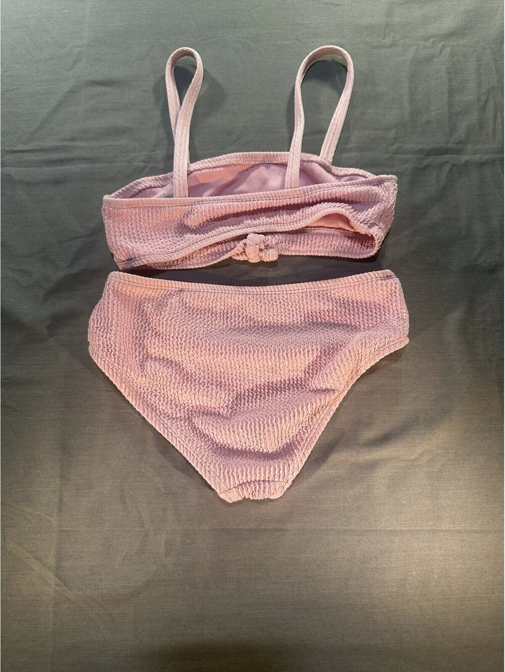 Girls Wonder Nation 2 Piece Pink Bathing Suit  M 7-8